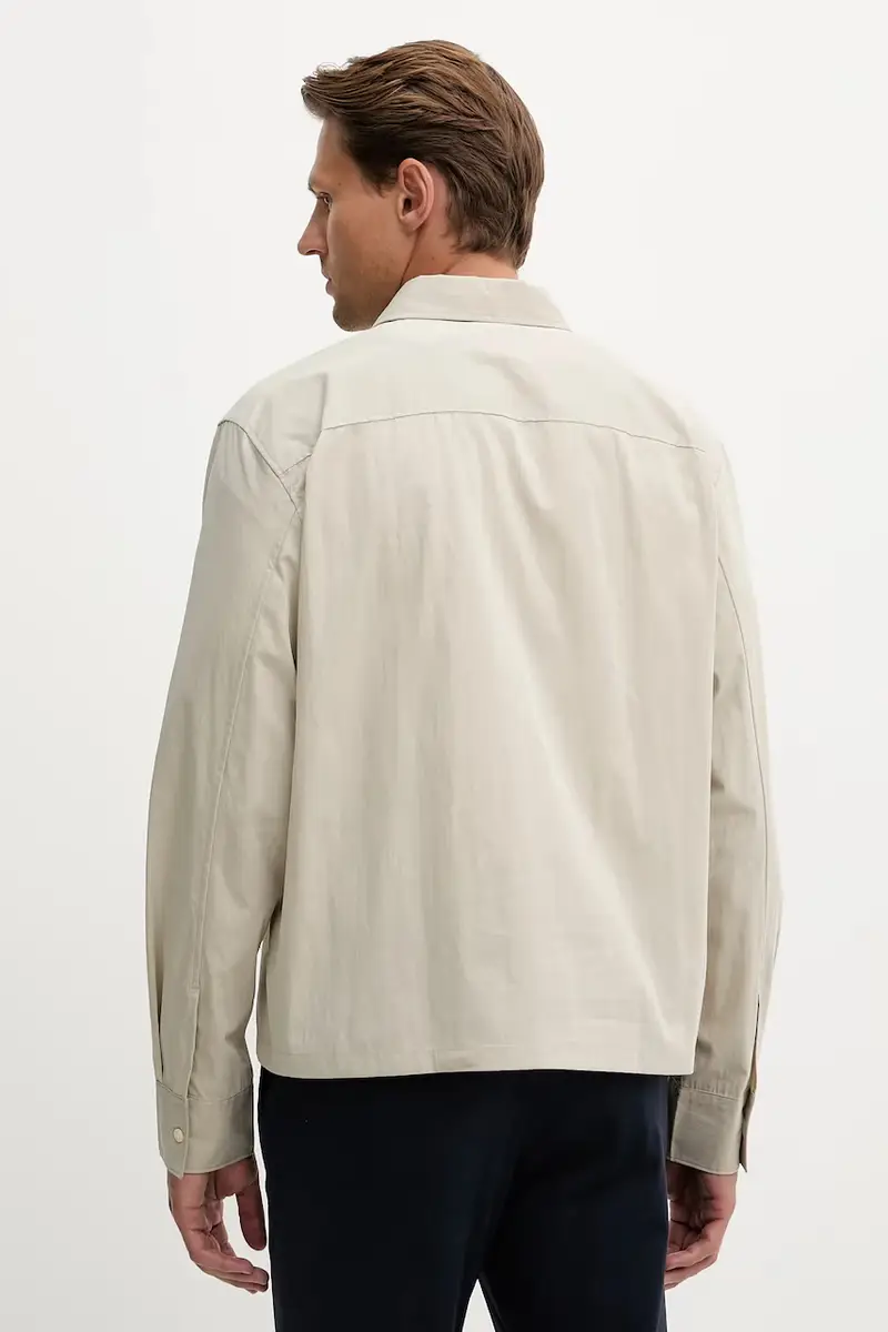 camicia uomo colore beige LV04LD122G miniatura 3