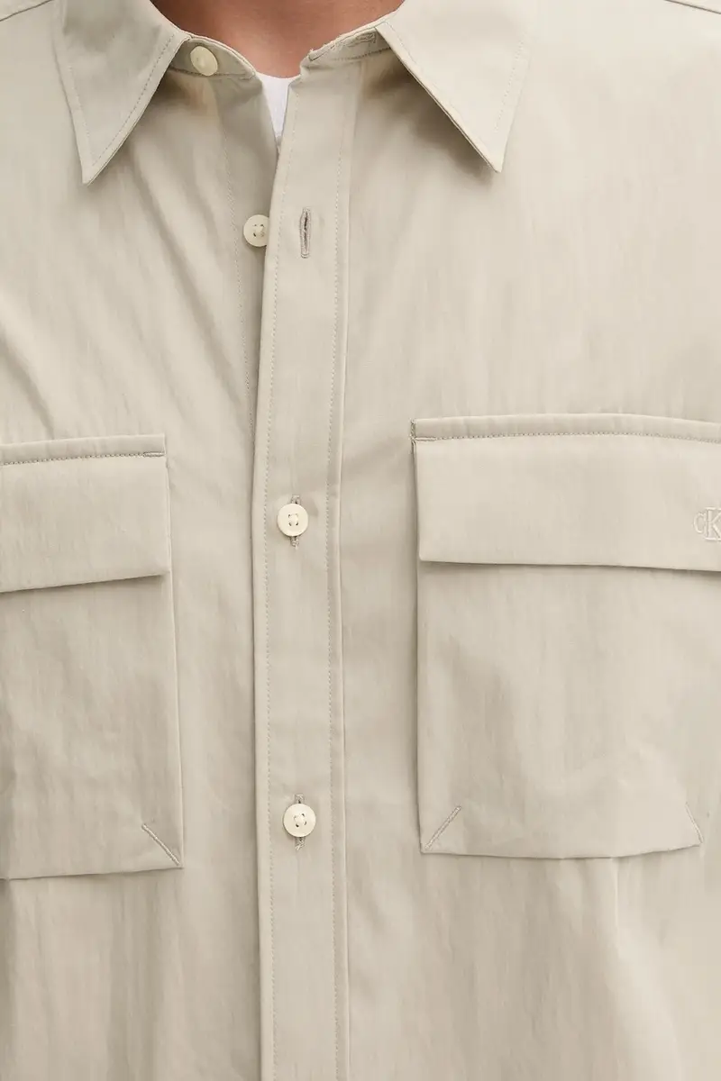 camicia uomo colore beige LV04LD122G miniatura 5