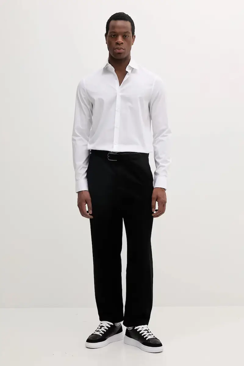 camicia uomo colore bianco LV019EU000 miniatura 2