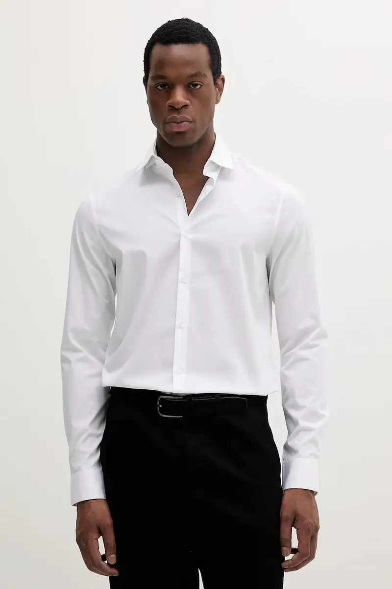 camicia uomo colore bianco LV019EU000