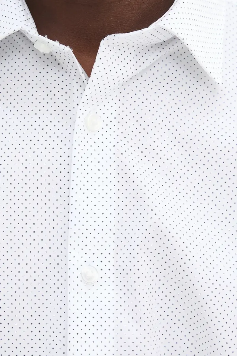 camicia uomo colore bianco LV019EU029 miniatura 5