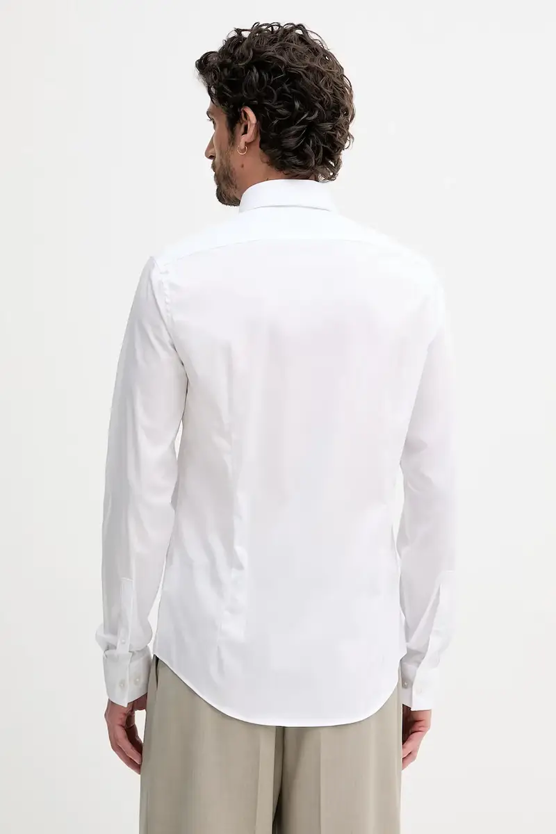 camicia uomo colore bianco LV019EU030 miniatura 3