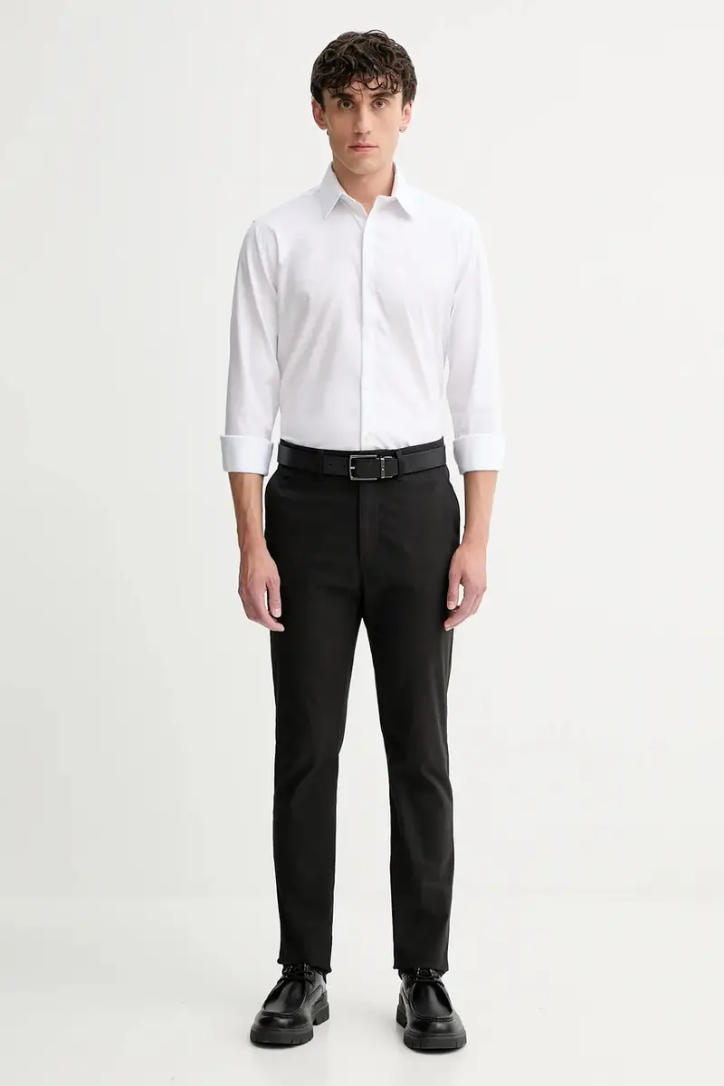 camicia uomo colore bianco LV019EU053 miniatura 2