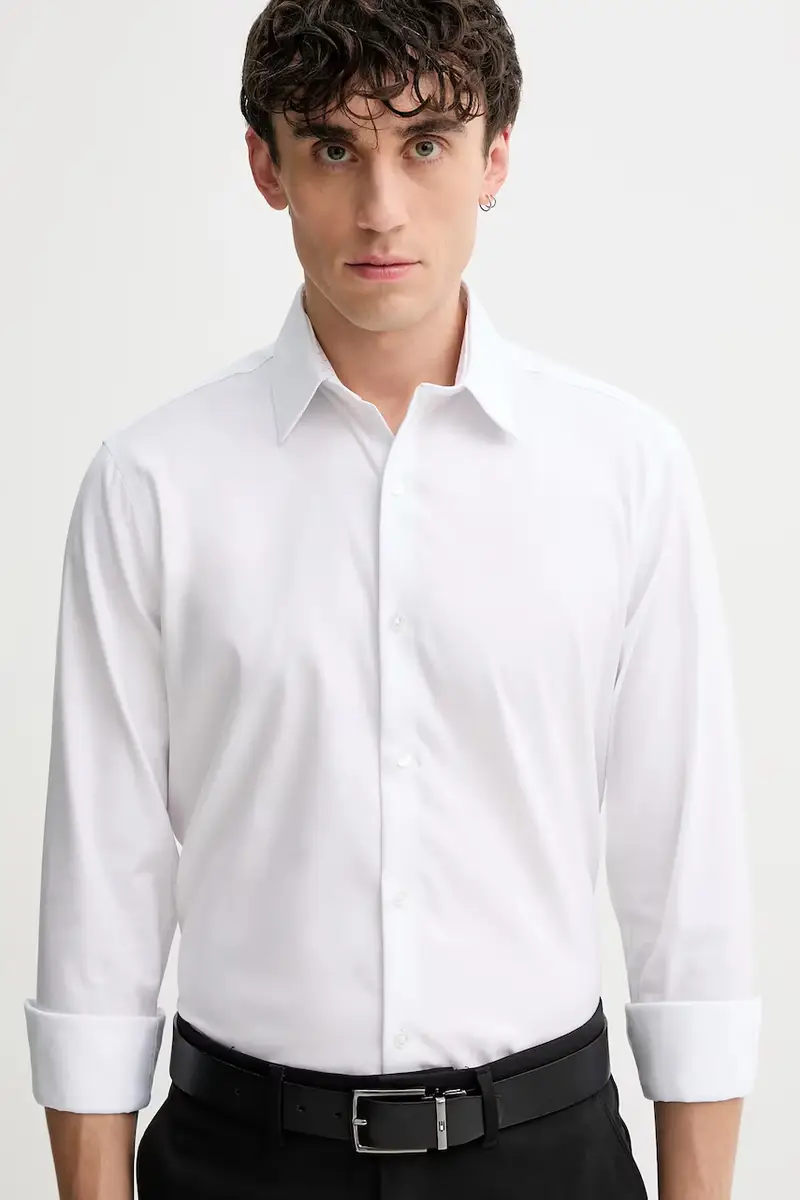 camicia uomo colore bianco LV019EU053 miniatura 3