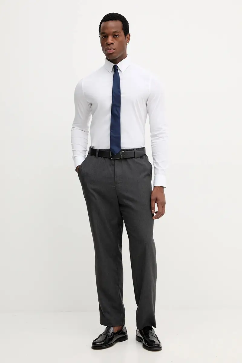 camicia uomo colore bianco LV019EU060 miniatura 2