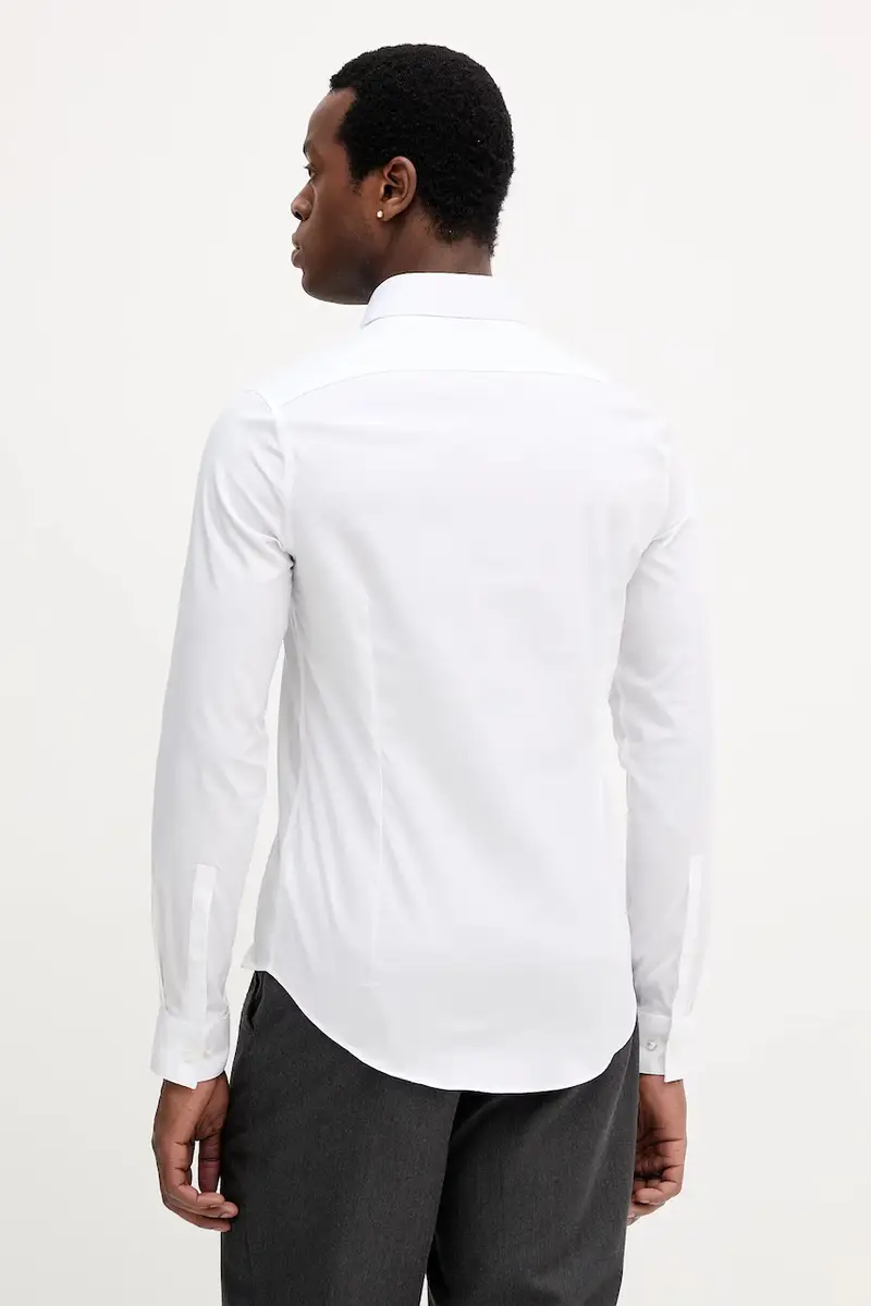 camicia uomo colore bianco LV019EU060 miniatura 3