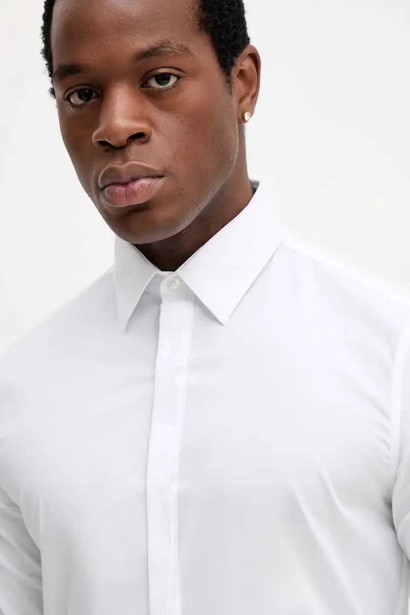 camicia uomo colore bianco LV019EU060 miniatura 4