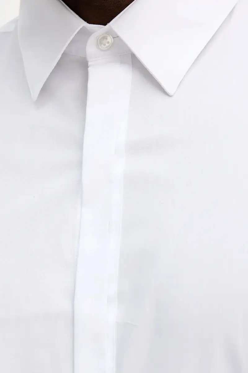 camicia uomo colore bianco LV019EU060 miniatura 5