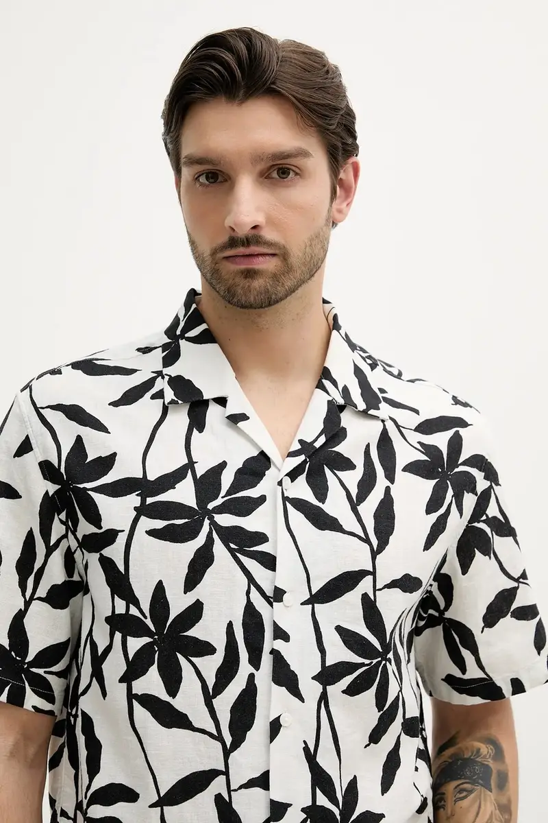 camicia uomo colore bianco LV04LB157G miniatura 4