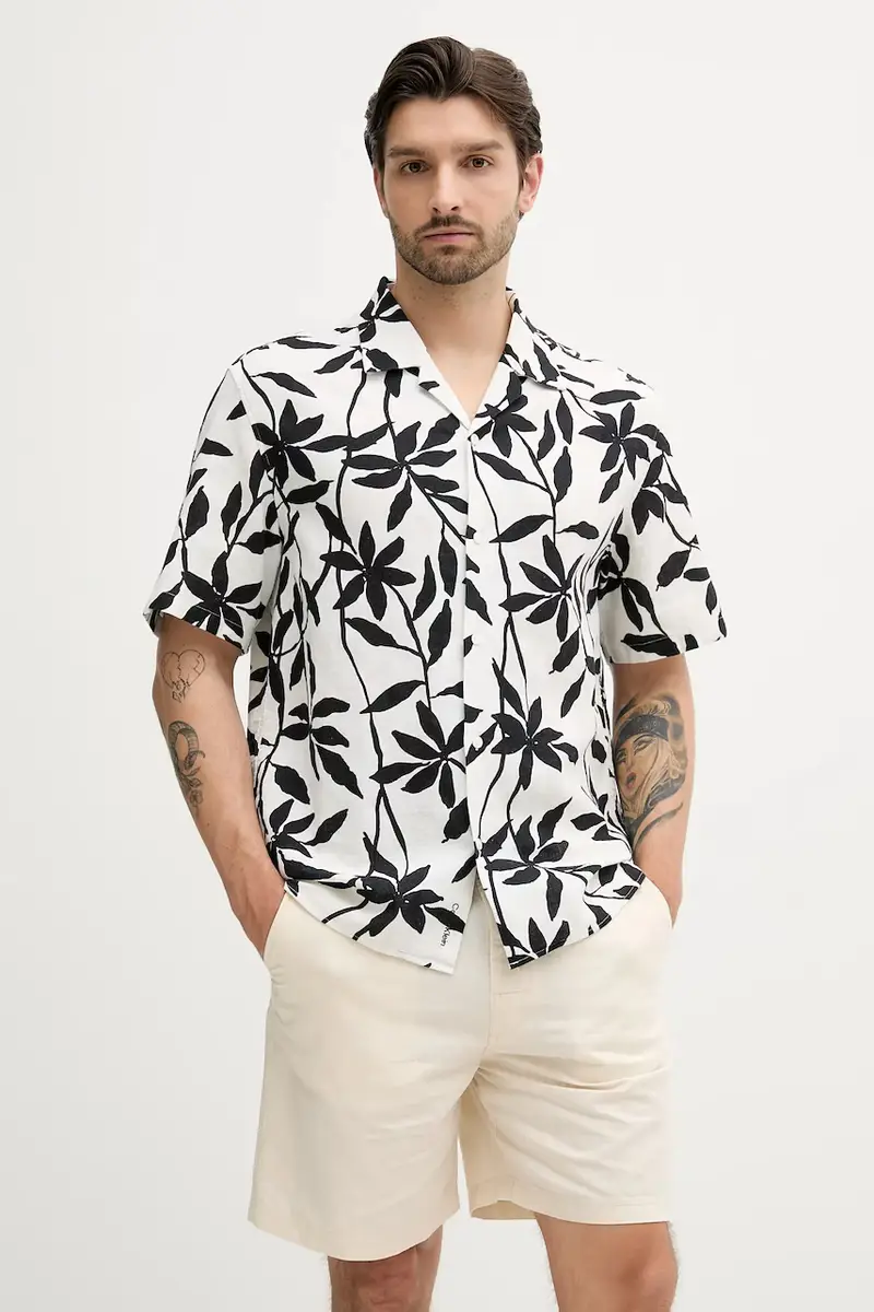 camicia uomo colore bianco LV04LB157G