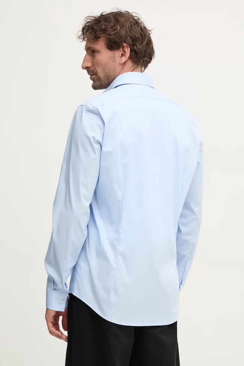 camicia uomo colore blu K10K113846 miniatura 3