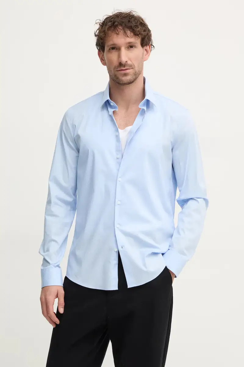 camicia uomo colore blu K10K113846