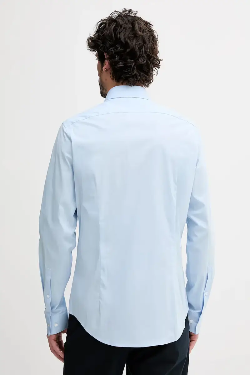 camicia uomo colore blu LV019EU000 miniatura 3