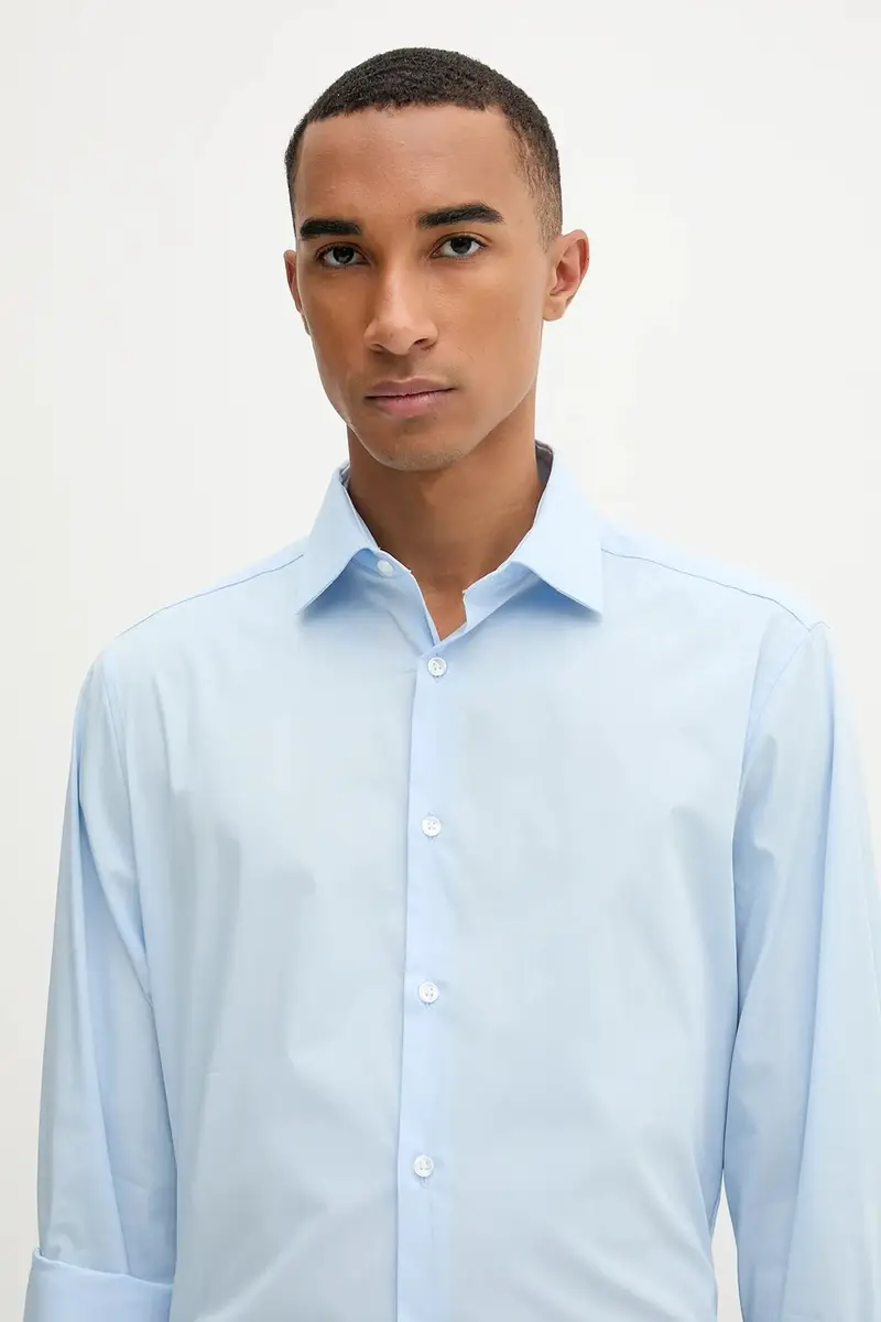 camicia uomo colore blu LV019EU001 miniatura 4