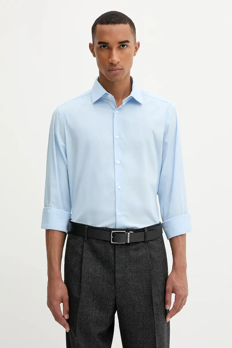 camicia uomo colore blu LV019EU001