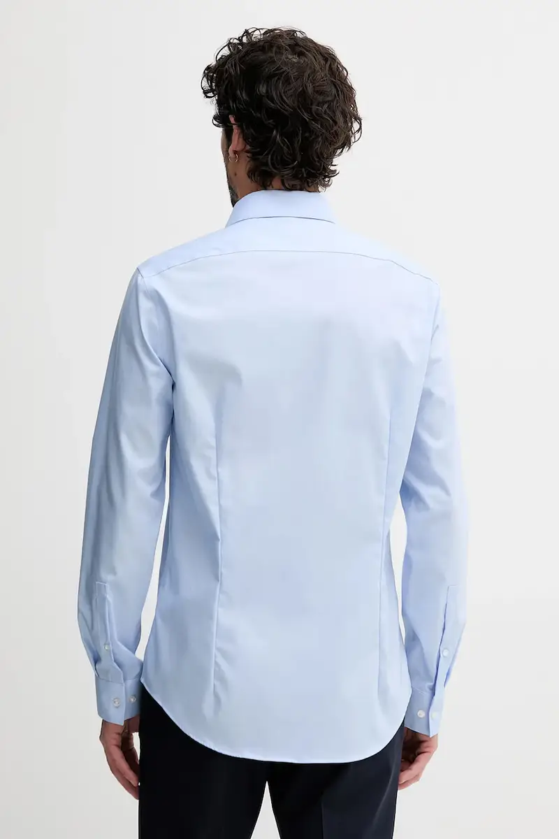 camicia uomo colore blu LV019EU017 miniatura 3