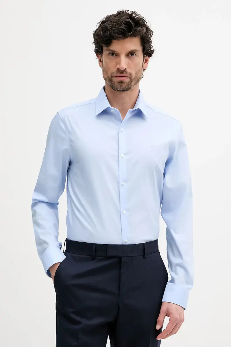 camicia uomo colore blu LV019EU017