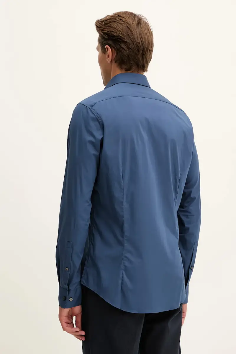 camicia uomo colore blu LV019EU037 miniatura 3