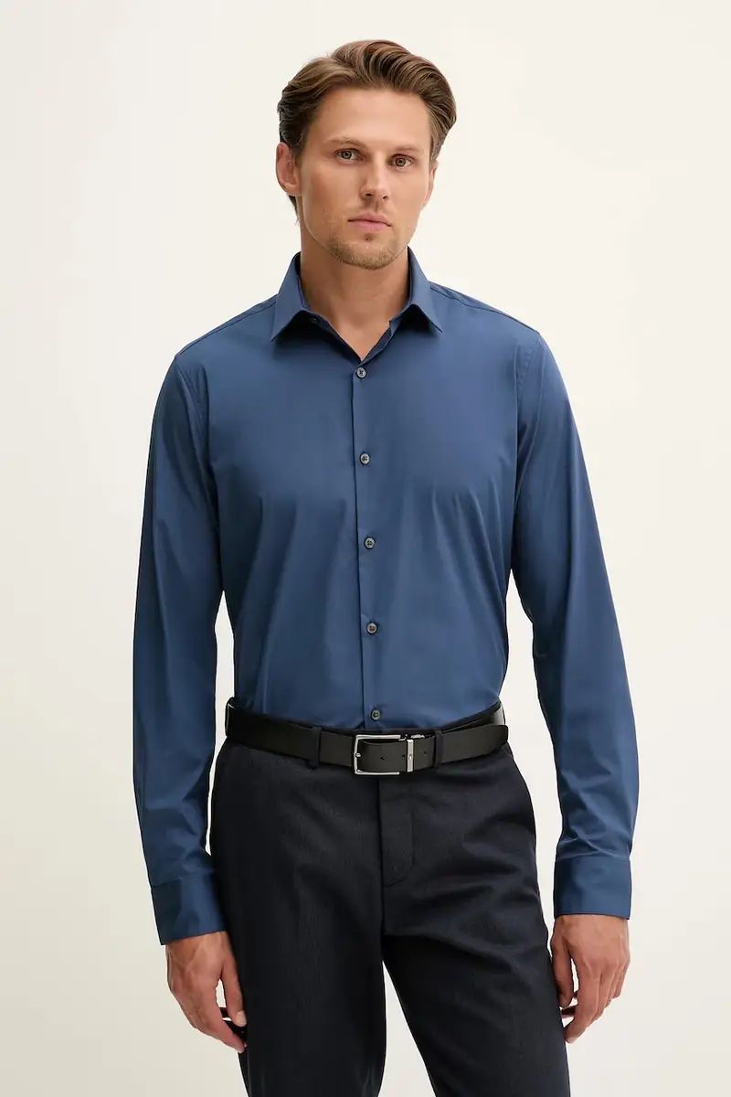 camicia uomo colore blu LV019EU037