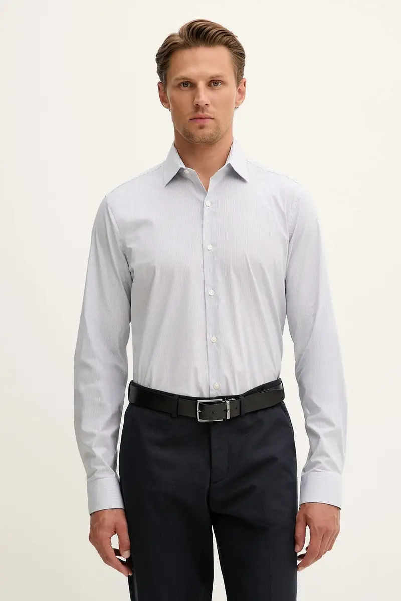 camicia uomo colore blu LV019EU039 miniatura 4