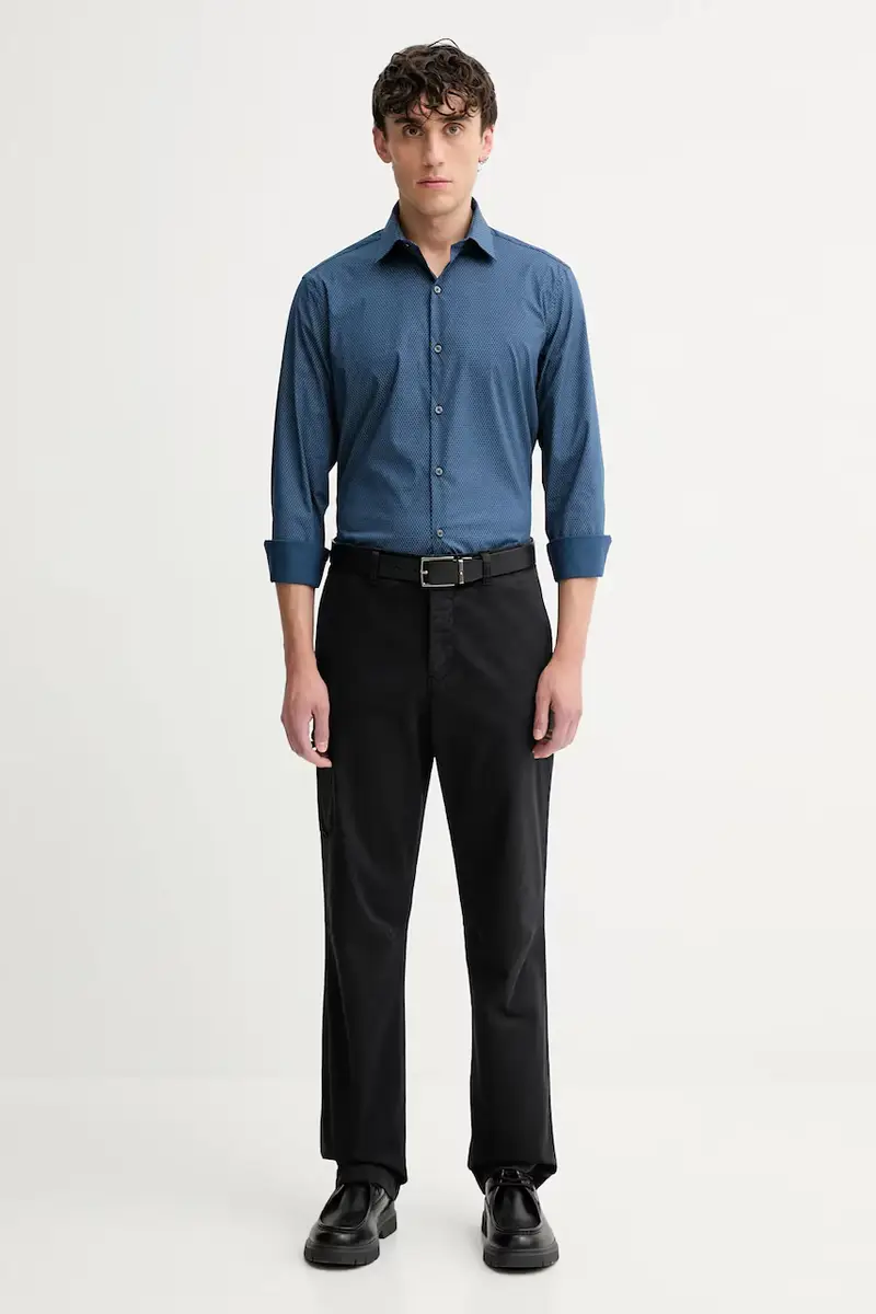 camicia uomo colore blu LV019EU041 miniatura 2