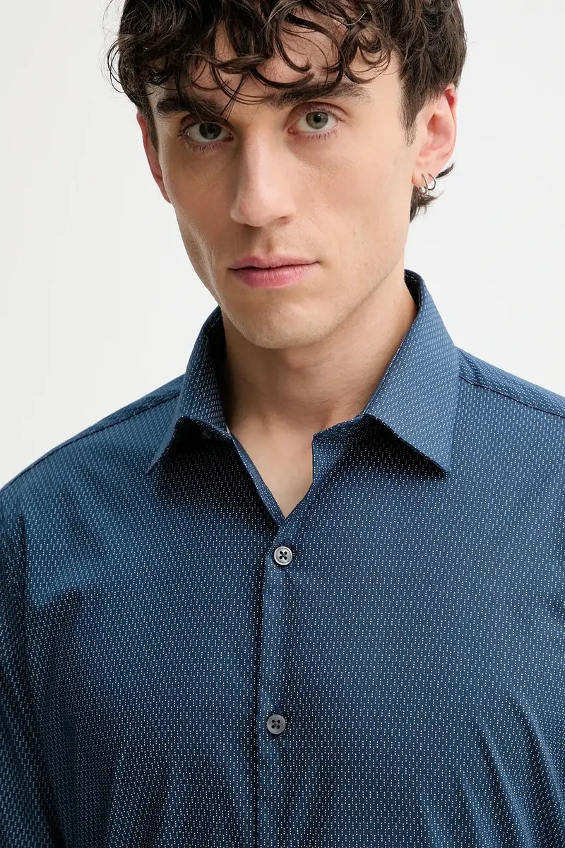 camicia uomo colore blu LV019EU041 miniatura 4