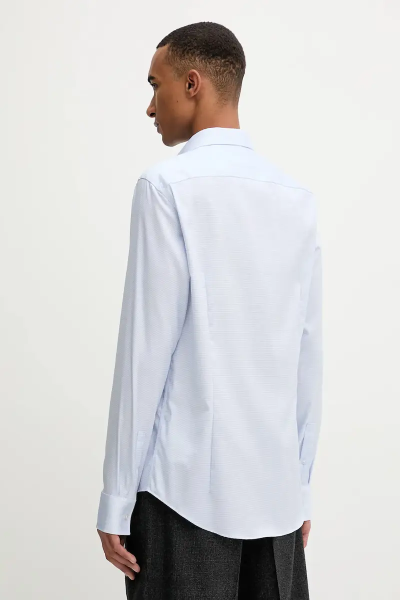 camicia uomo colore blu LV019EU068 miniatura 3