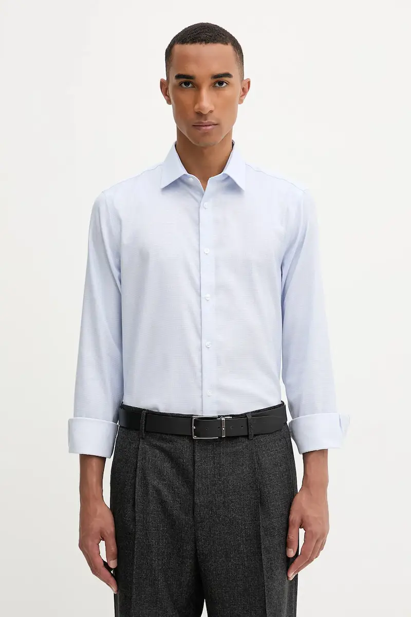 camicia uomo colore blu LV019EU068