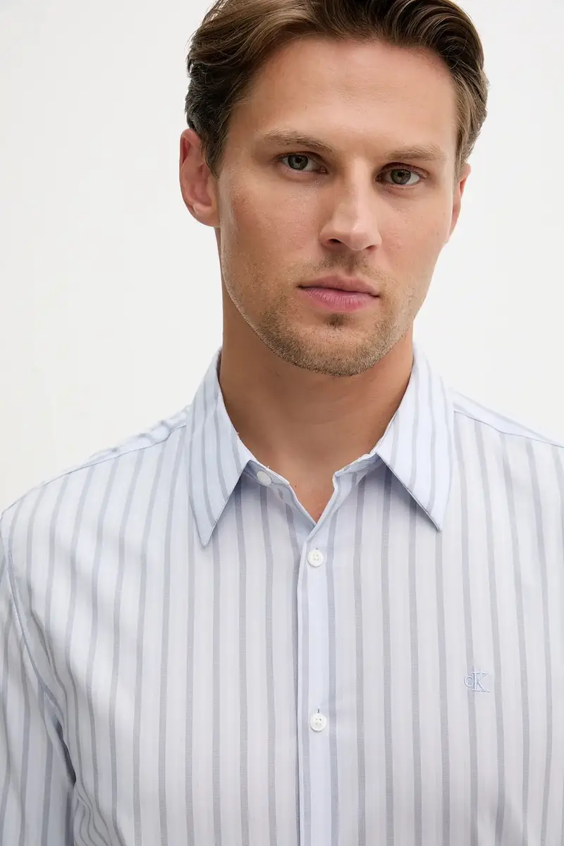 camicia uomo colore blu LV04LD137G miniatura 5