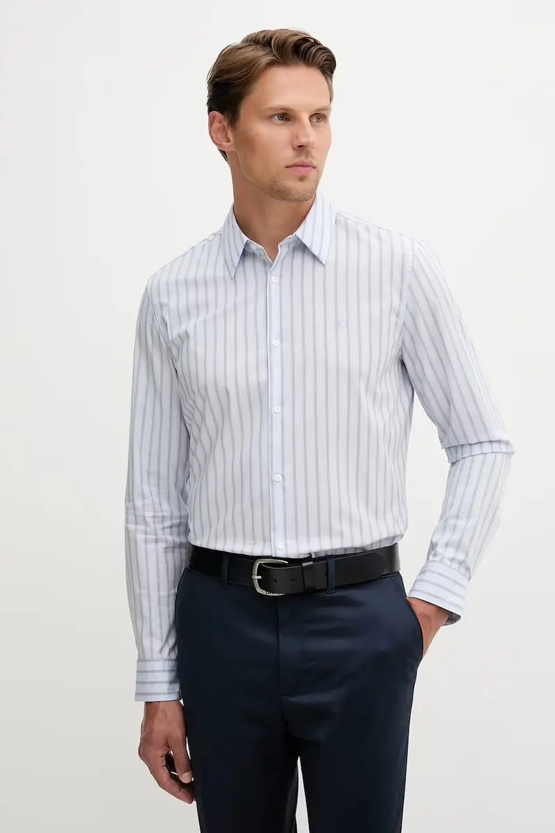 camicia uomo colore blu LV04LD137G