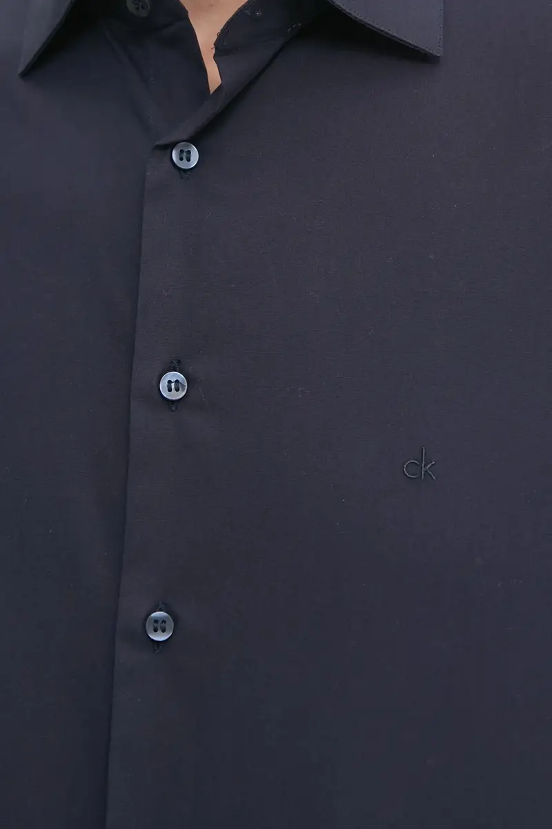 camicia uomo colore blu navy K10K109509 miniatura 2