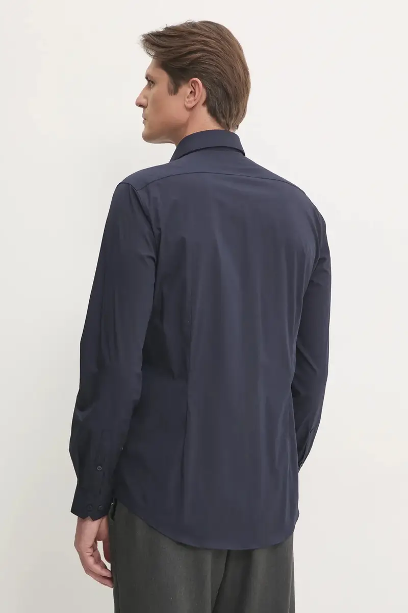 camicia uomo colore blu navy K10K109509 miniatura 4