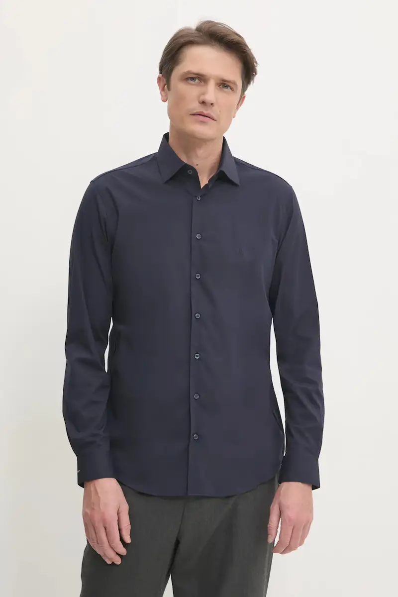 camicia uomo colore blu navy K10K109509