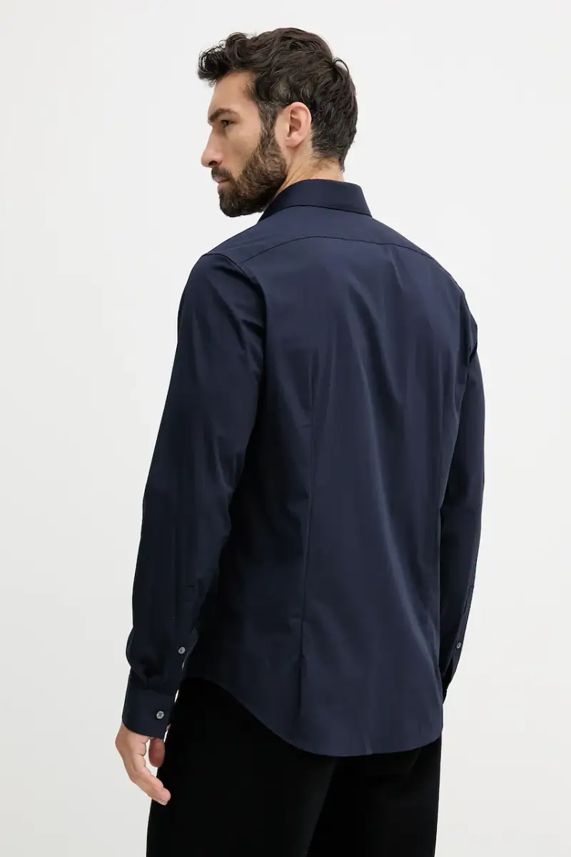 camicia uomo colore blu navy LV019EU000 miniatura 3