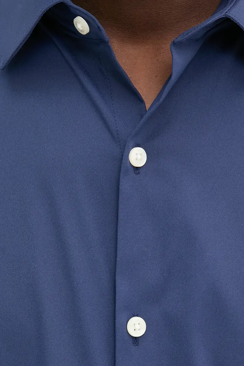 camicia uomo colore blu navy LV019EU025 miniatura 5