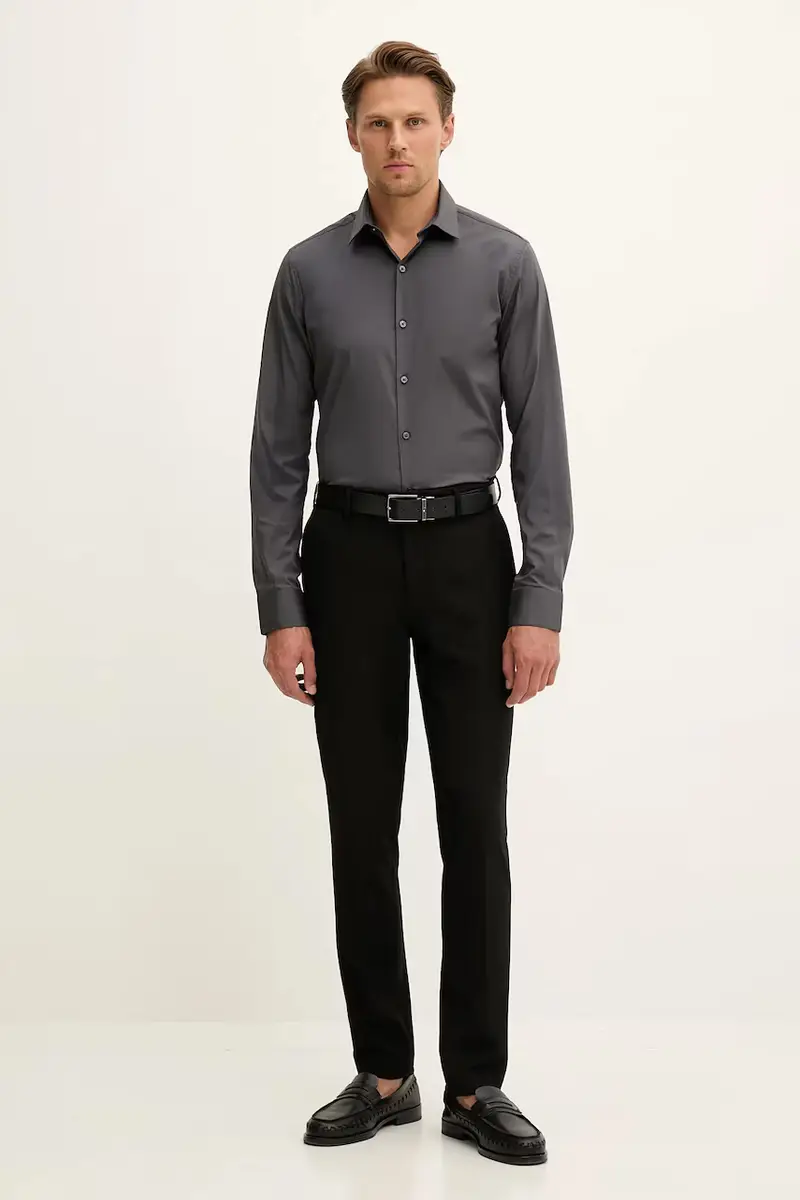 camicia uomo colore grigio LV019EU037 miniatura 2