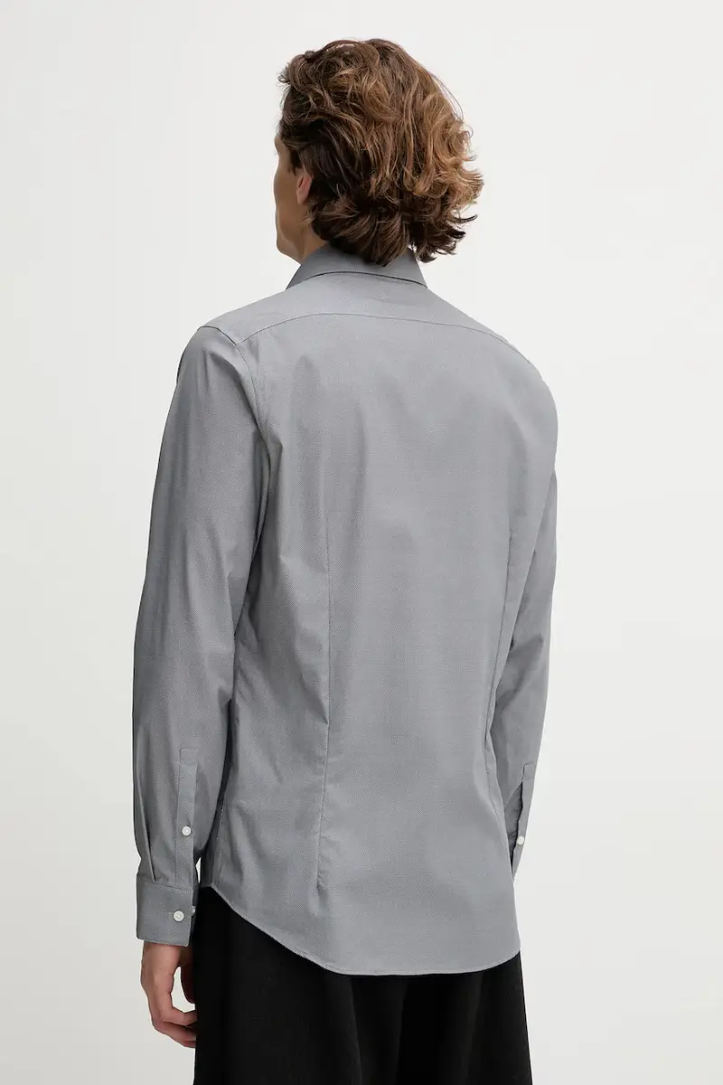 camicia uomo colore grigio LV019EU074 miniatura 3