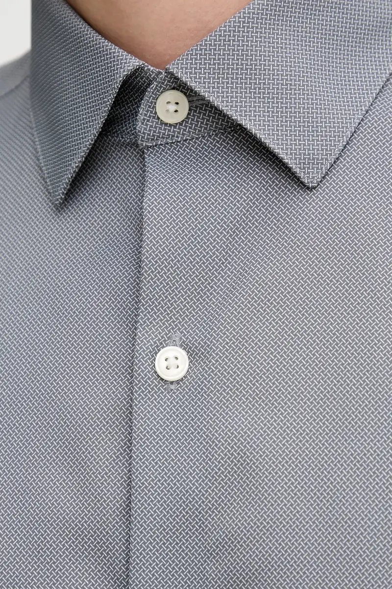 camicia uomo colore grigio LV019EU074 miniatura 5