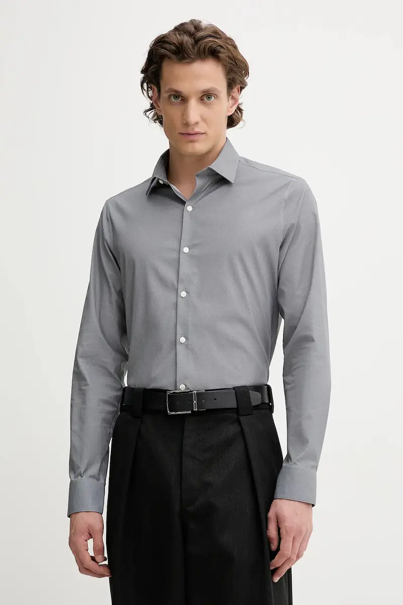 camicia uomo colore grigio LV019EU074
