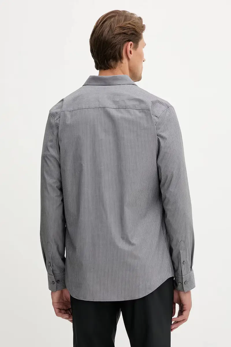 camicia uomo colore grigio LV04LD135G miniatura 3