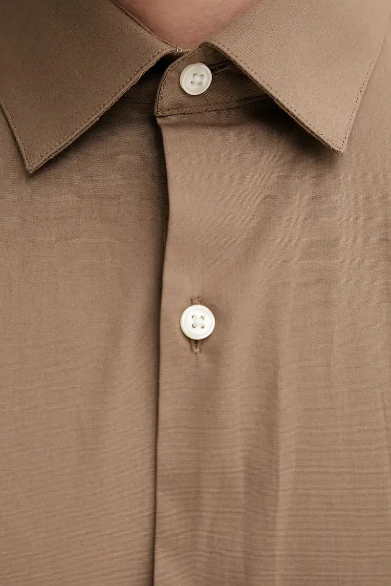 camicia uomo colore marrone LV019EU037 miniatura 5