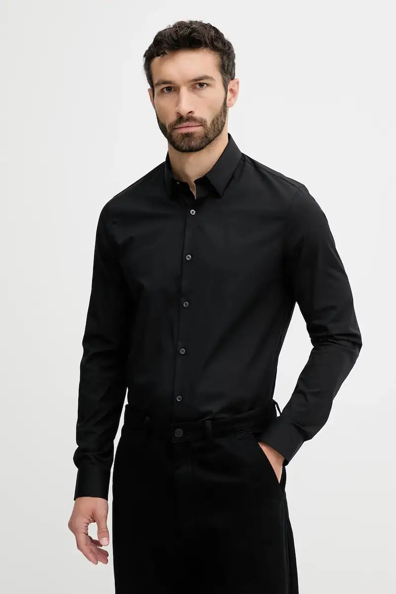 camicia uomo colore nero LV019EU030