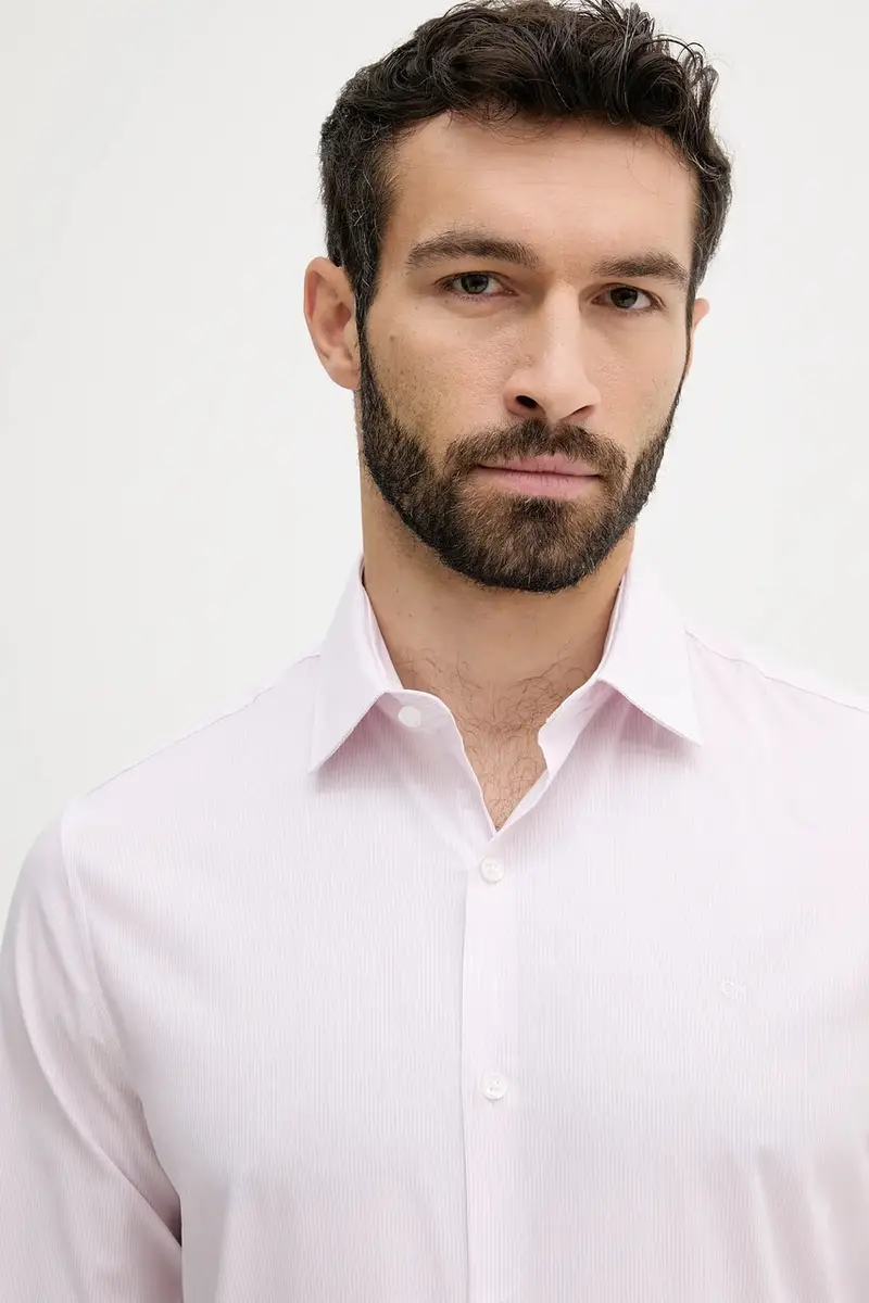 camicia uomo colore rosa LV019EU002 miniatura 4