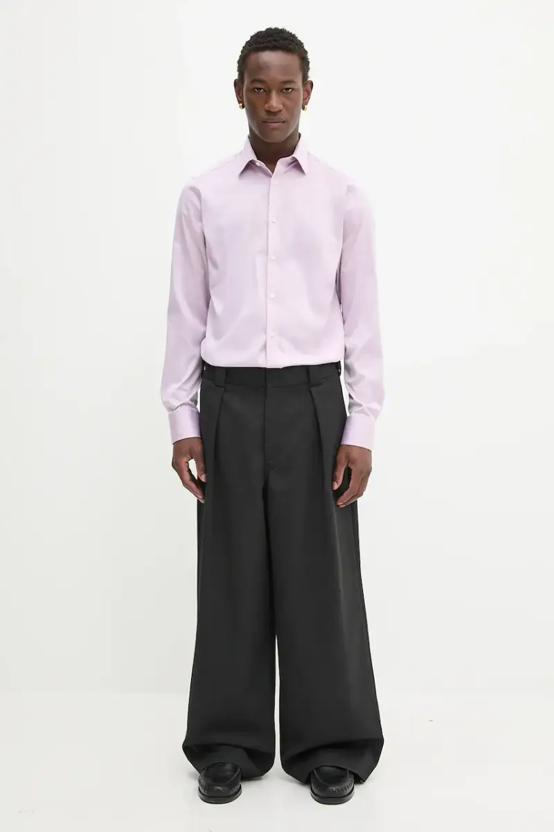 camicia uomo colore rosa LV019EU035 miniatura 2