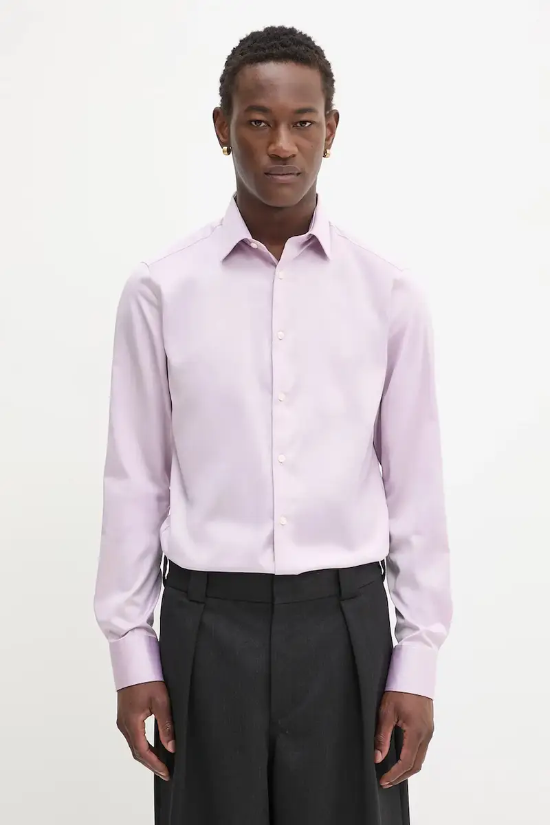 camicia uomo colore rosa LV019EU035