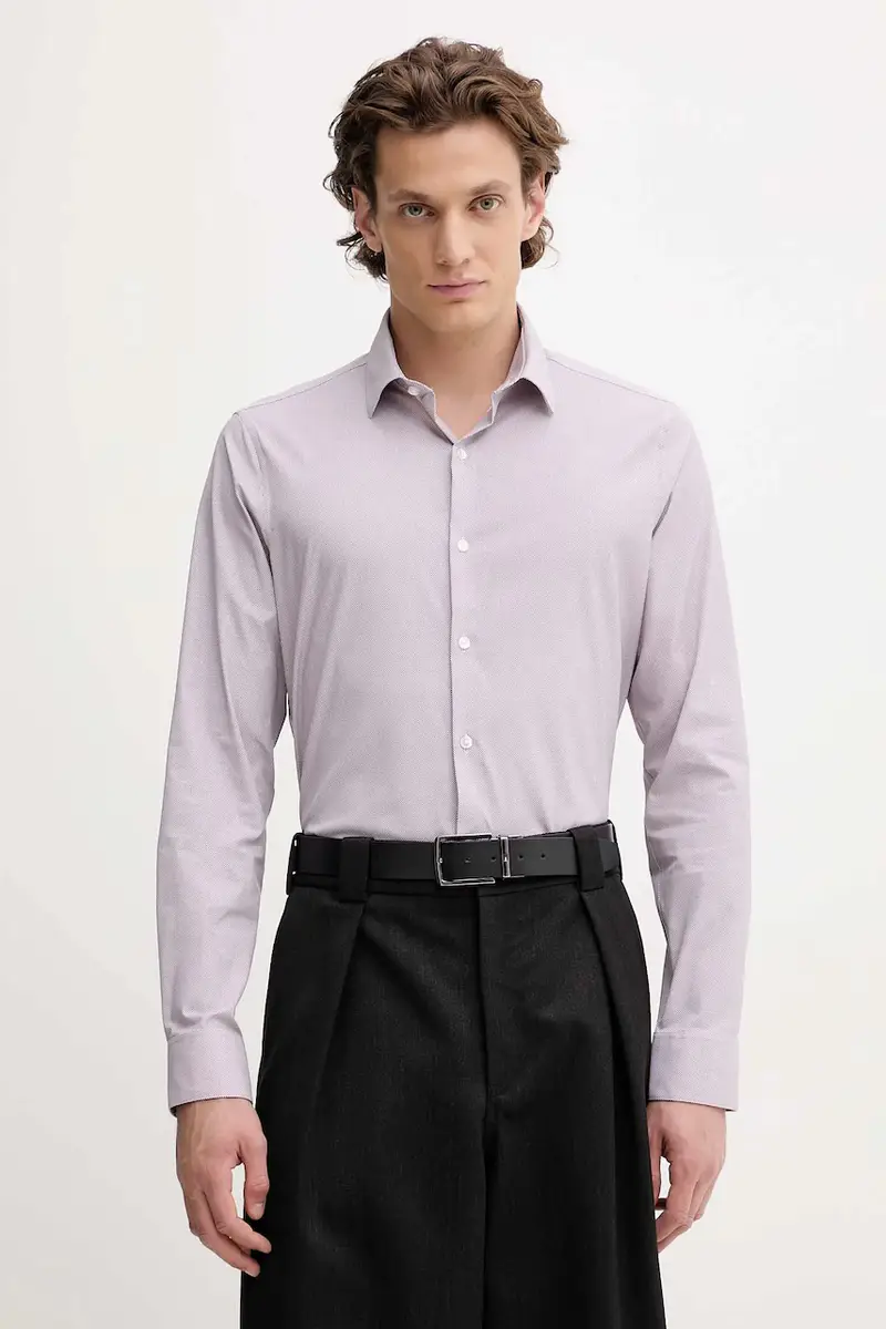 camicia uomo colore rosa LV019EU074