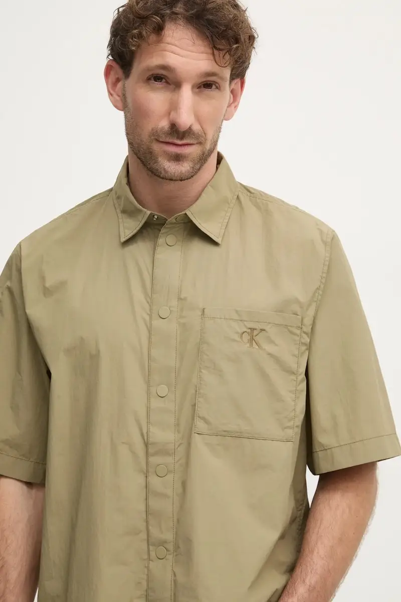 camicia uomo colore verde KM0KM01086 miniatura 4