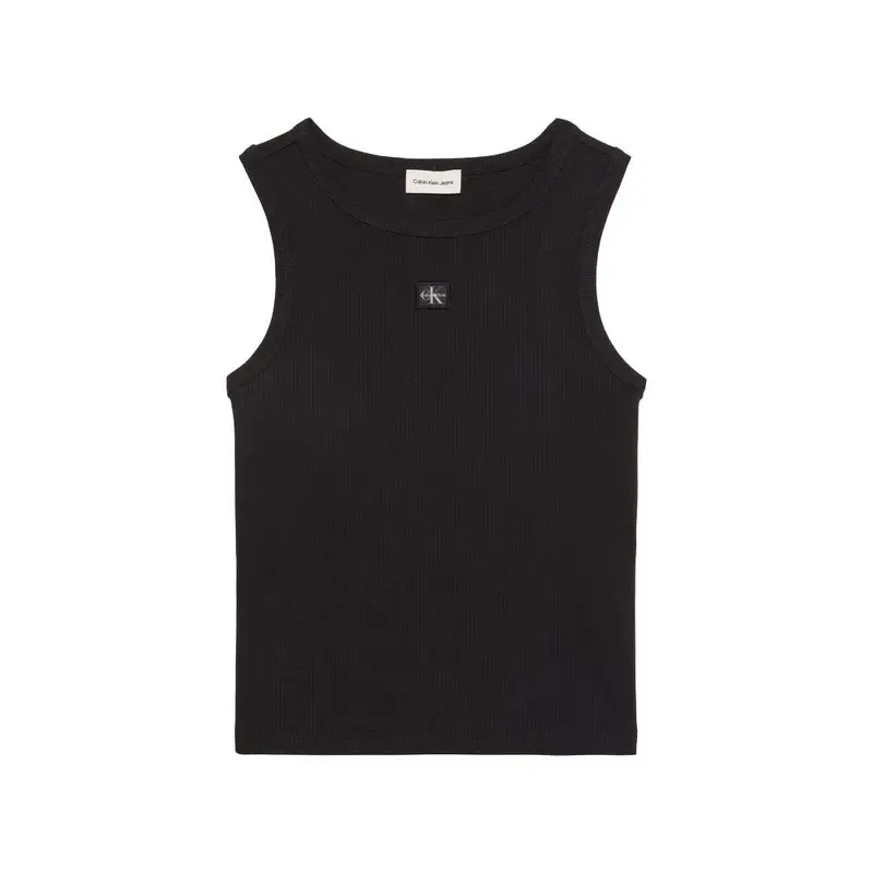 Canotta Rib Nero Donna XS