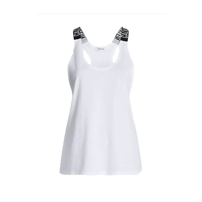 Canottiera Logo Back Bianco Donna S