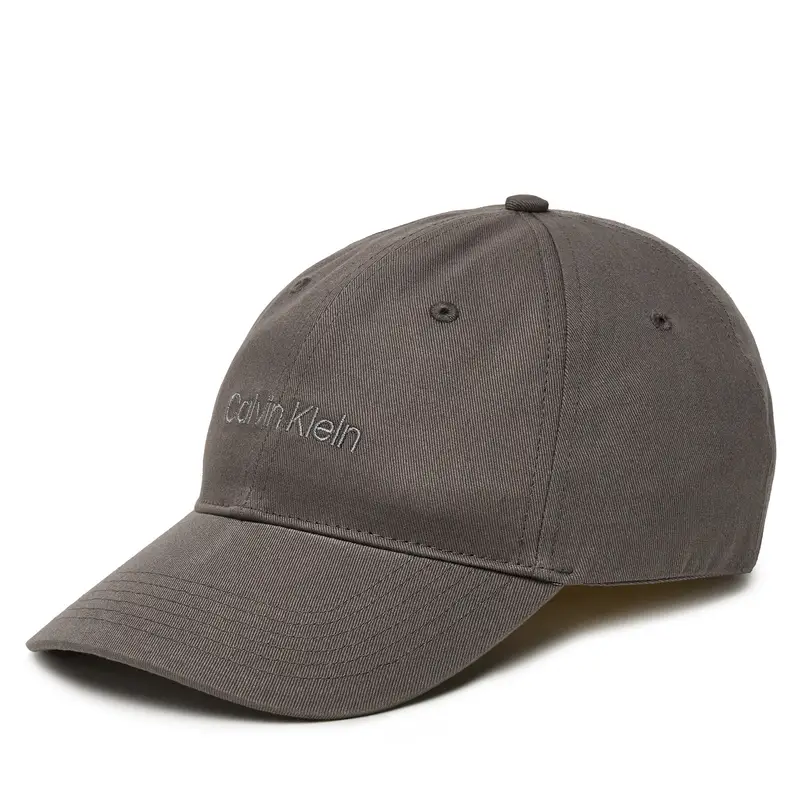Cappellino Calvin Klein Logo Embroidery LV04D5003G Grigio